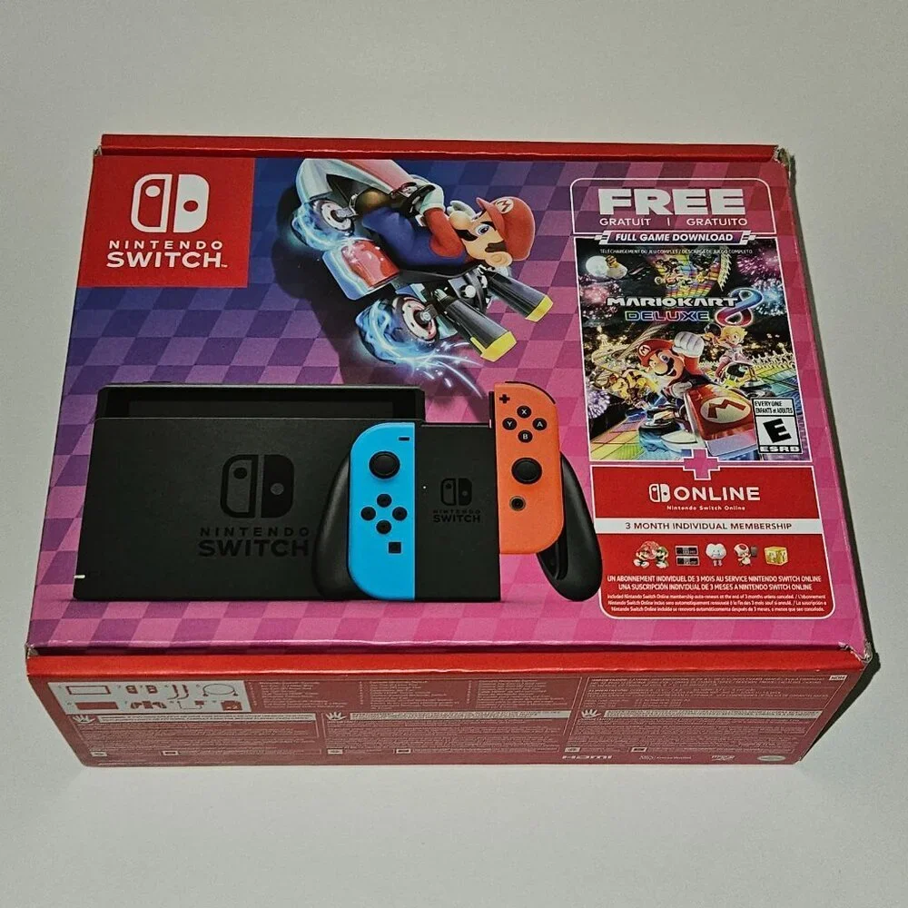 EMPTY BOX ONLY Nintendo Switch Mario Kart 8 Deluxe NO CONSOLE EMPTY BOX ONLY